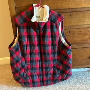 Duluth Trading Plaid Vest